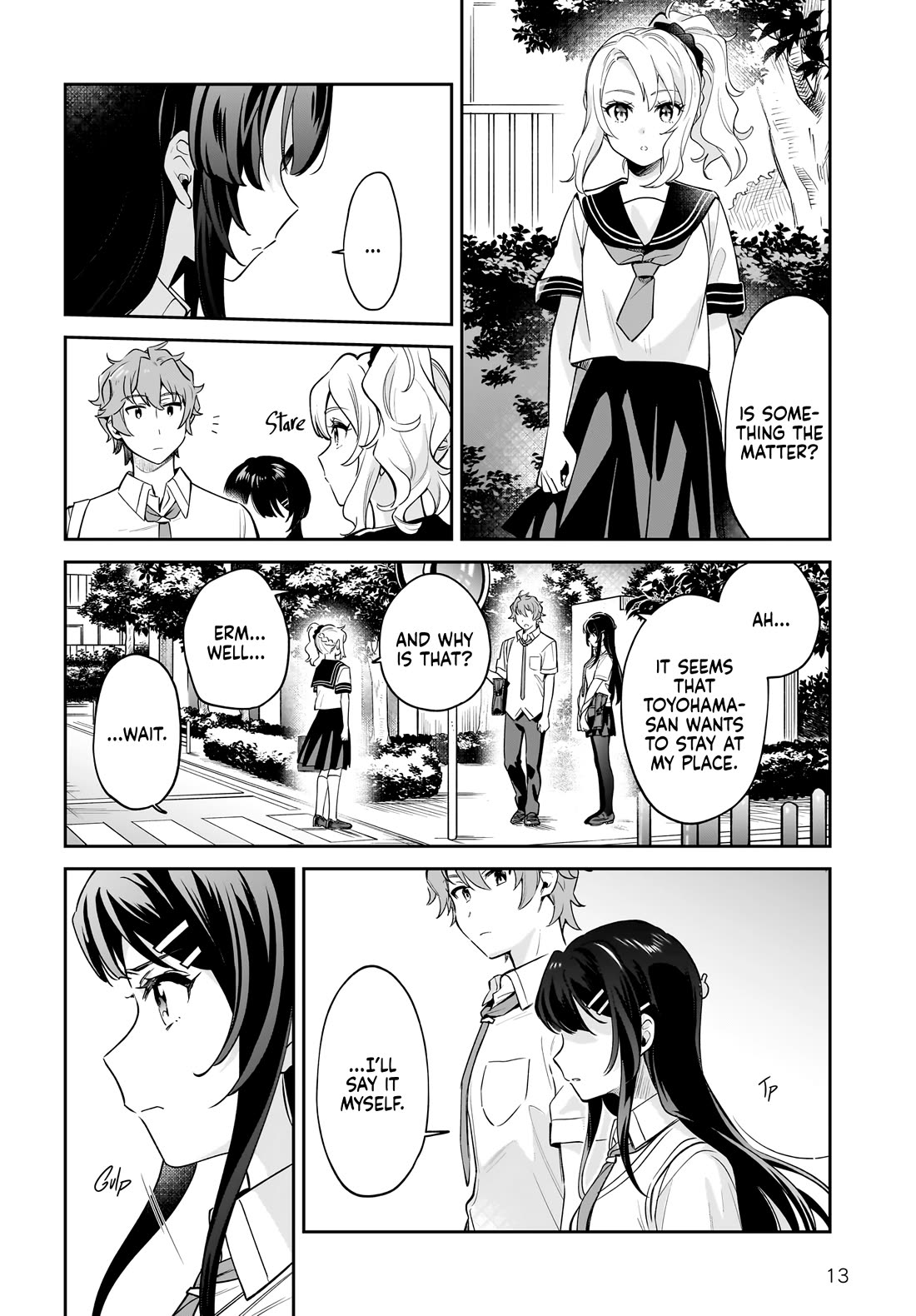 Rascal Does Not Dream of Siscon Idol Chapter 3.2 page 13 - Chapter 3.2