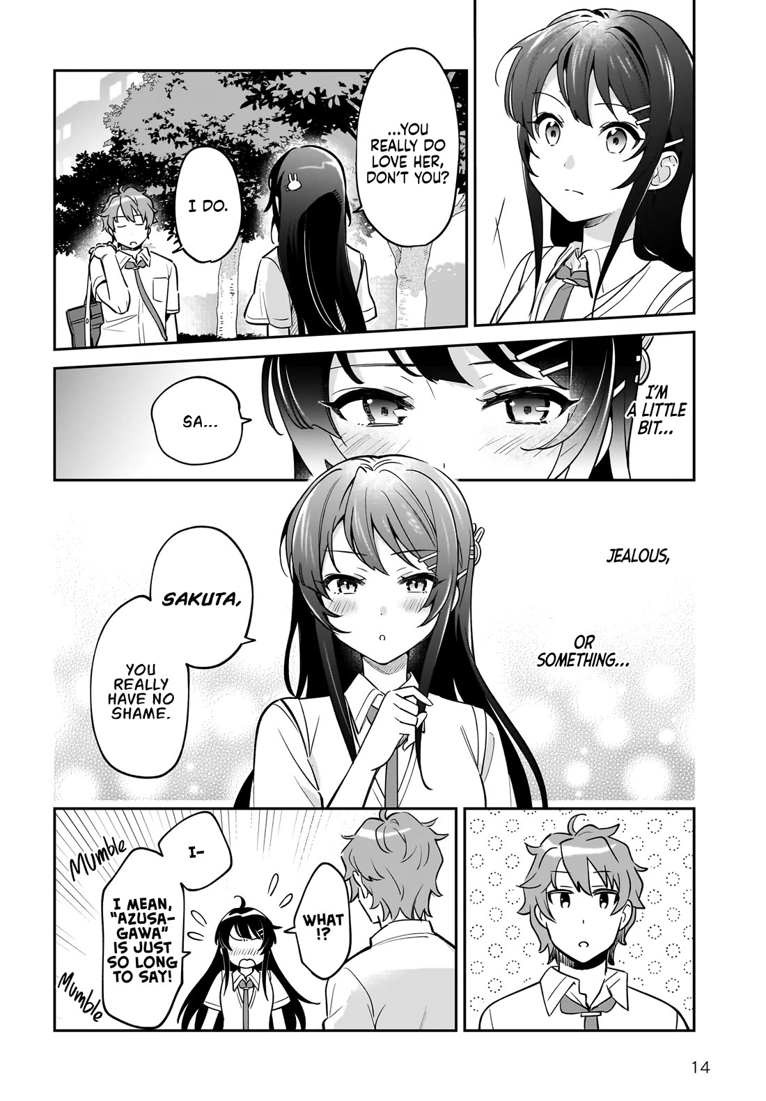 Rascal Does Not Dream of Siscon Idol Chapter 6 page 14 - Chapter 6