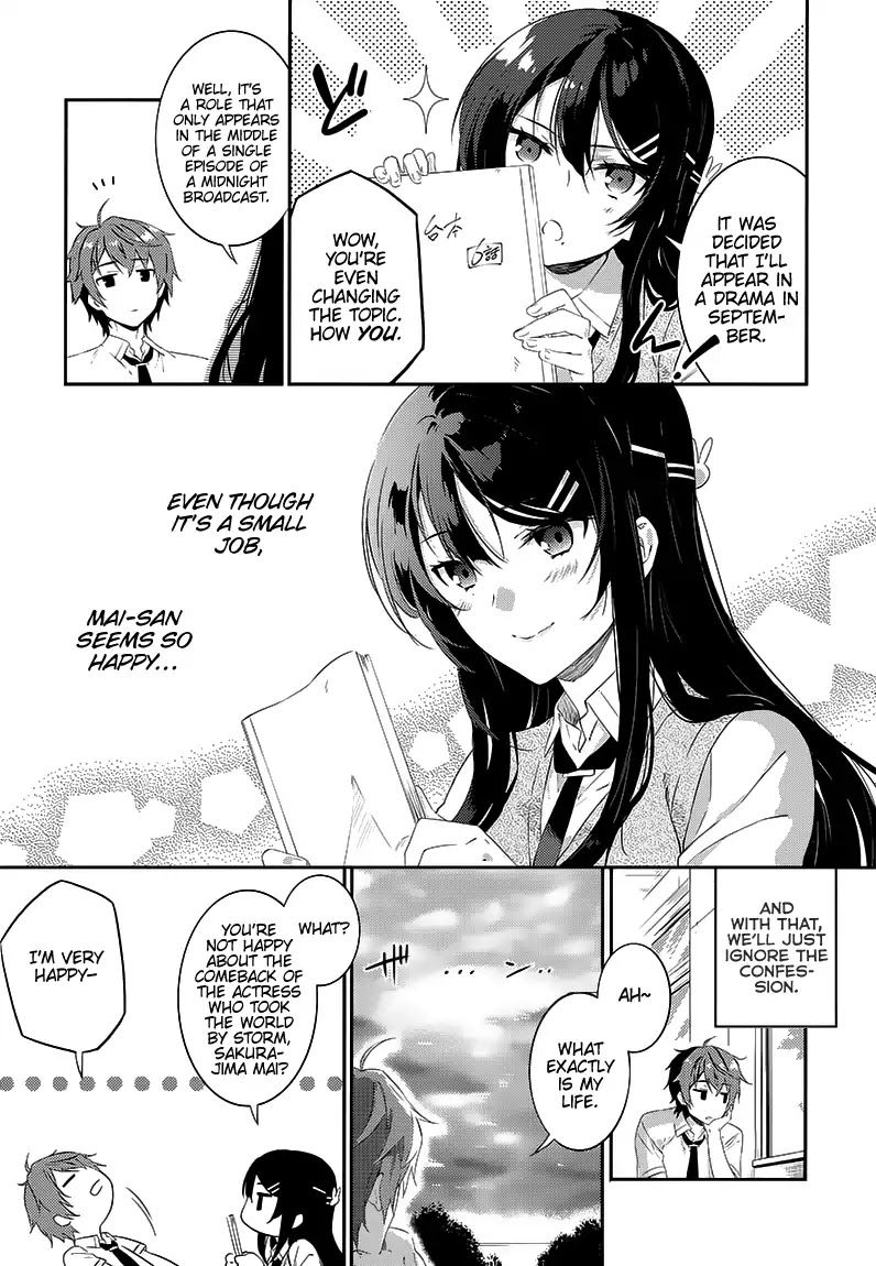Rascal Does Not Dream of the Petite Devil Kohai Chapter 1 page 12 - Chapter 1