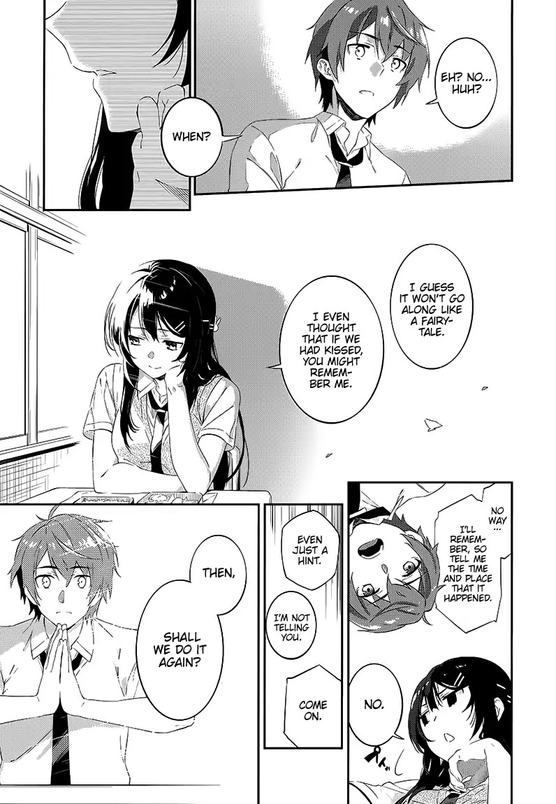 Rascal Does Not Dream of the Petite Devil Kohai Chapter 1 page 14 - Chapter 1