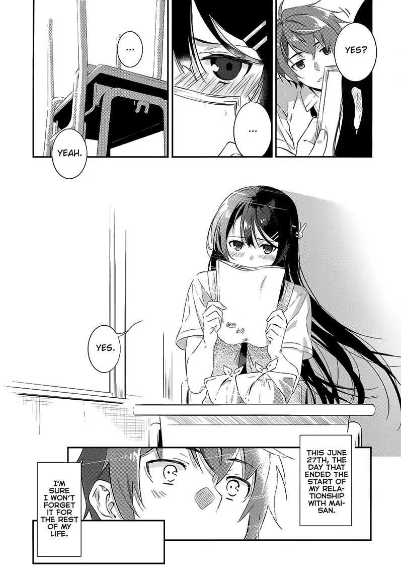 Rascal Does Not Dream of the Petite Devil Kohai Chapter 1 page 19 - Chapter 1