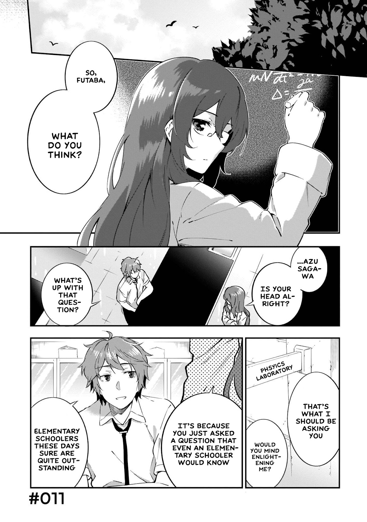 Rascal Does Not Dream of the Petite Devil Kohai Chapter 11 page 2 - Chapter 11