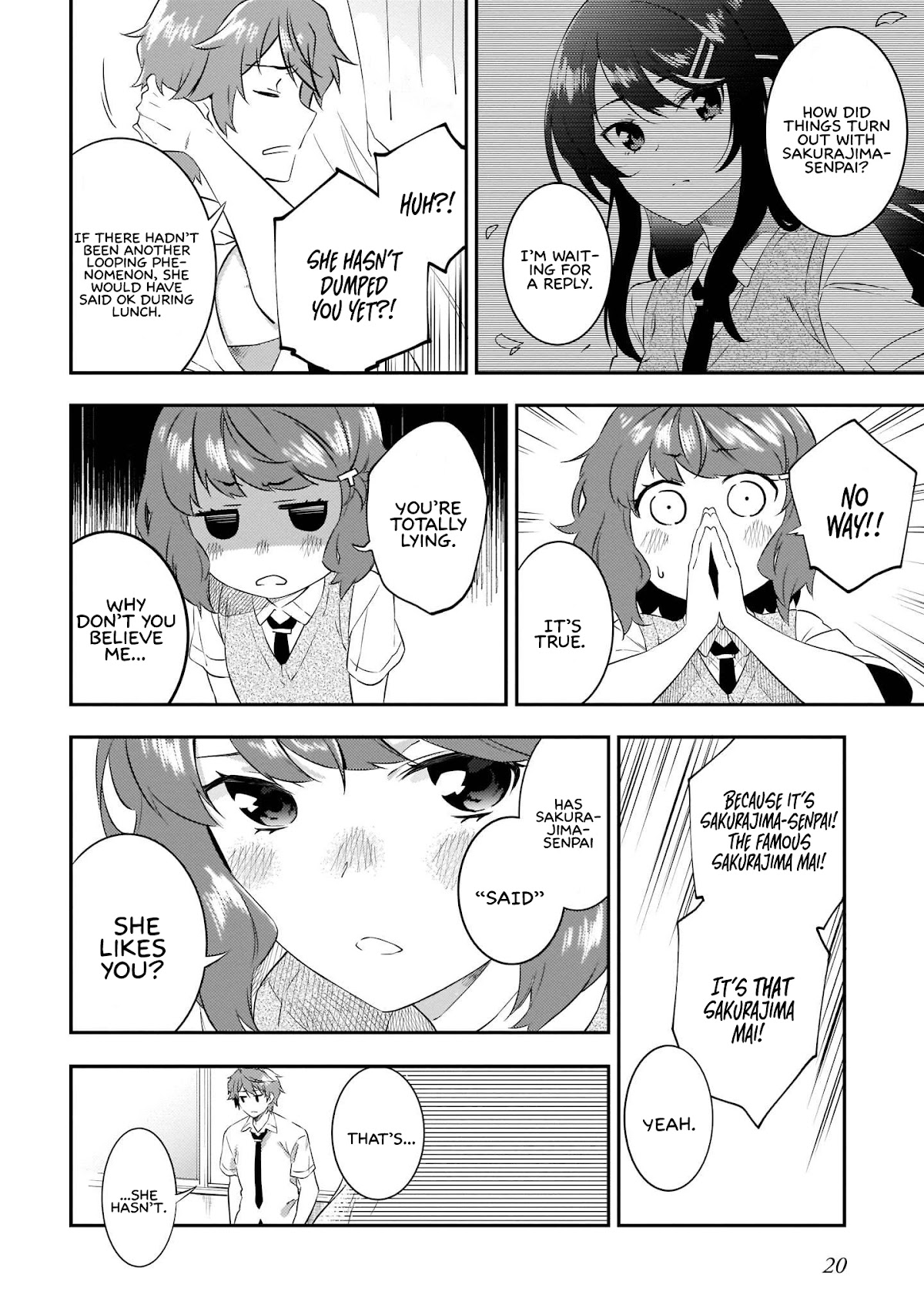 Rascal Does Not Dream of the Petite Devil Kohai Chapter 7 page 22 - Chapter 7