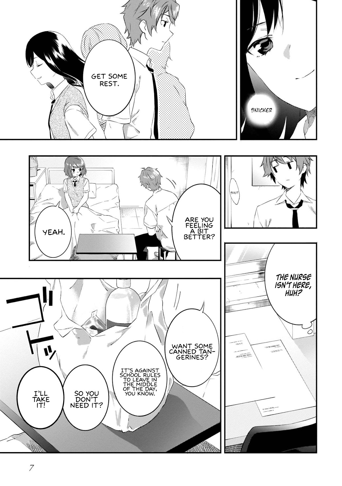Rascal Does Not Dream of the Petite Devil Kohai Chapter 7 page 9 - Chapter 7