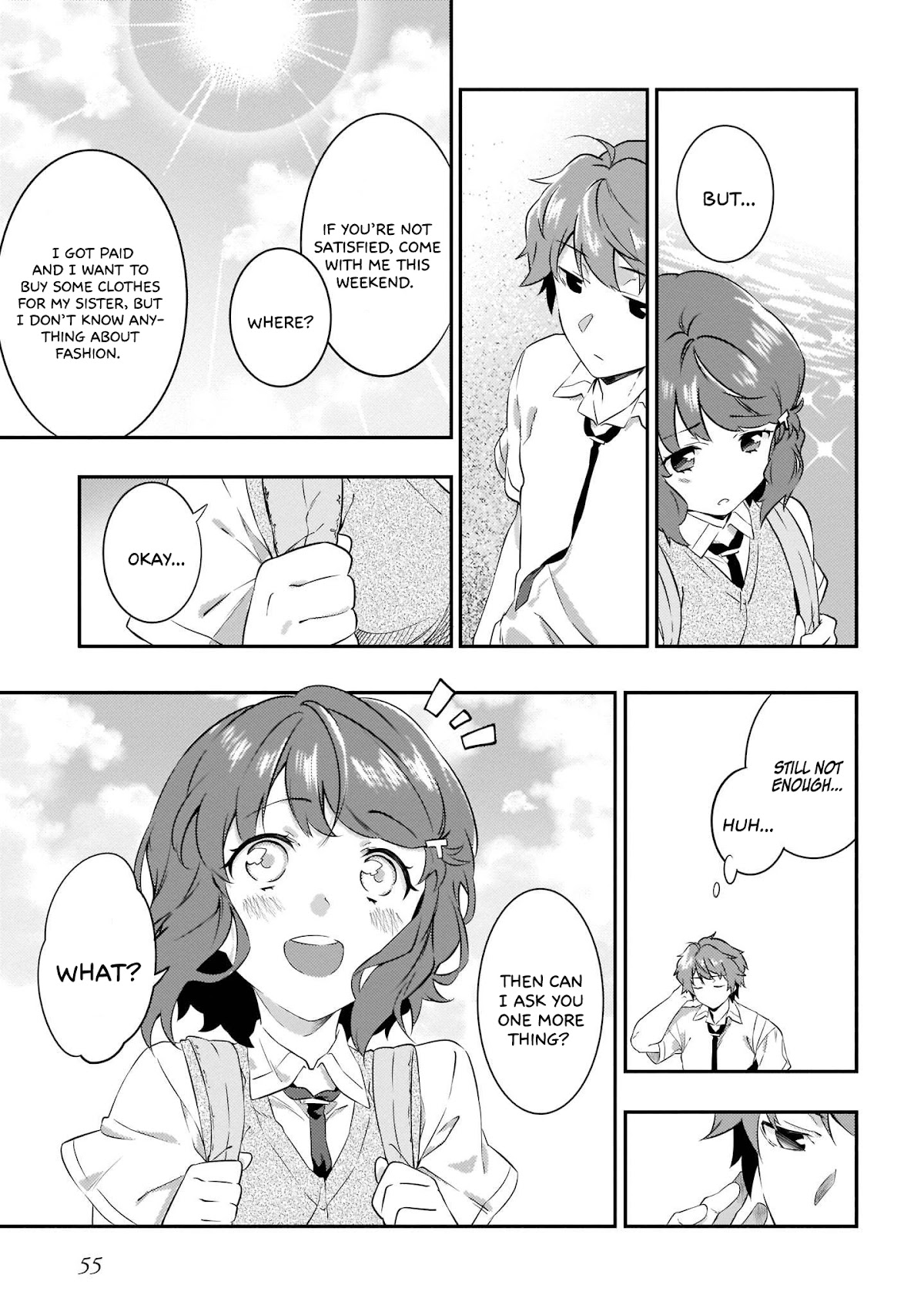 Rascal Does Not Dream of the Petite Devil Kohai Chapter 8 page 28 - Chapter 8