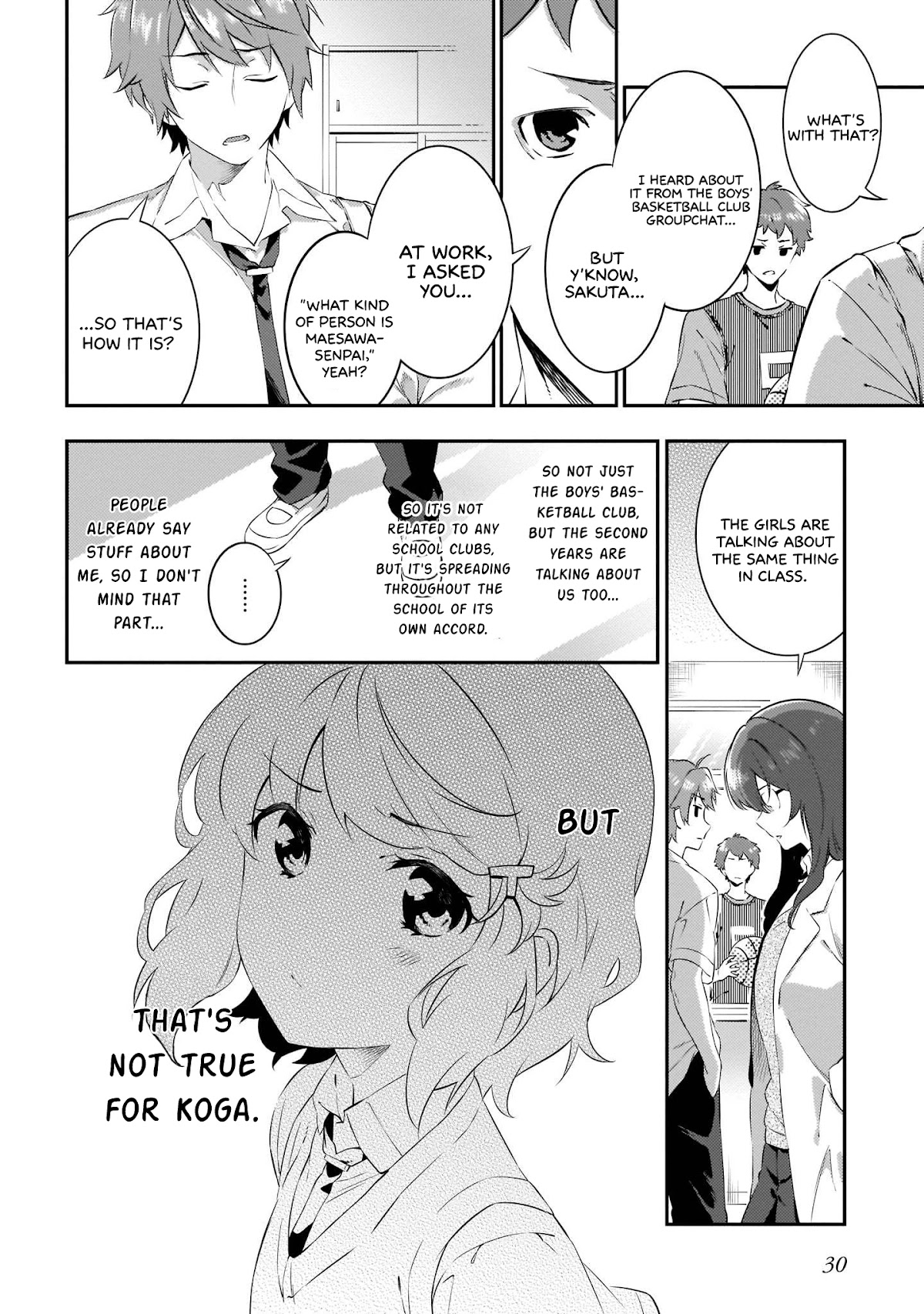 Rascal Does Not Dream of the Petite Devil Kohai Chapter 8 page 3 - Chapter 8