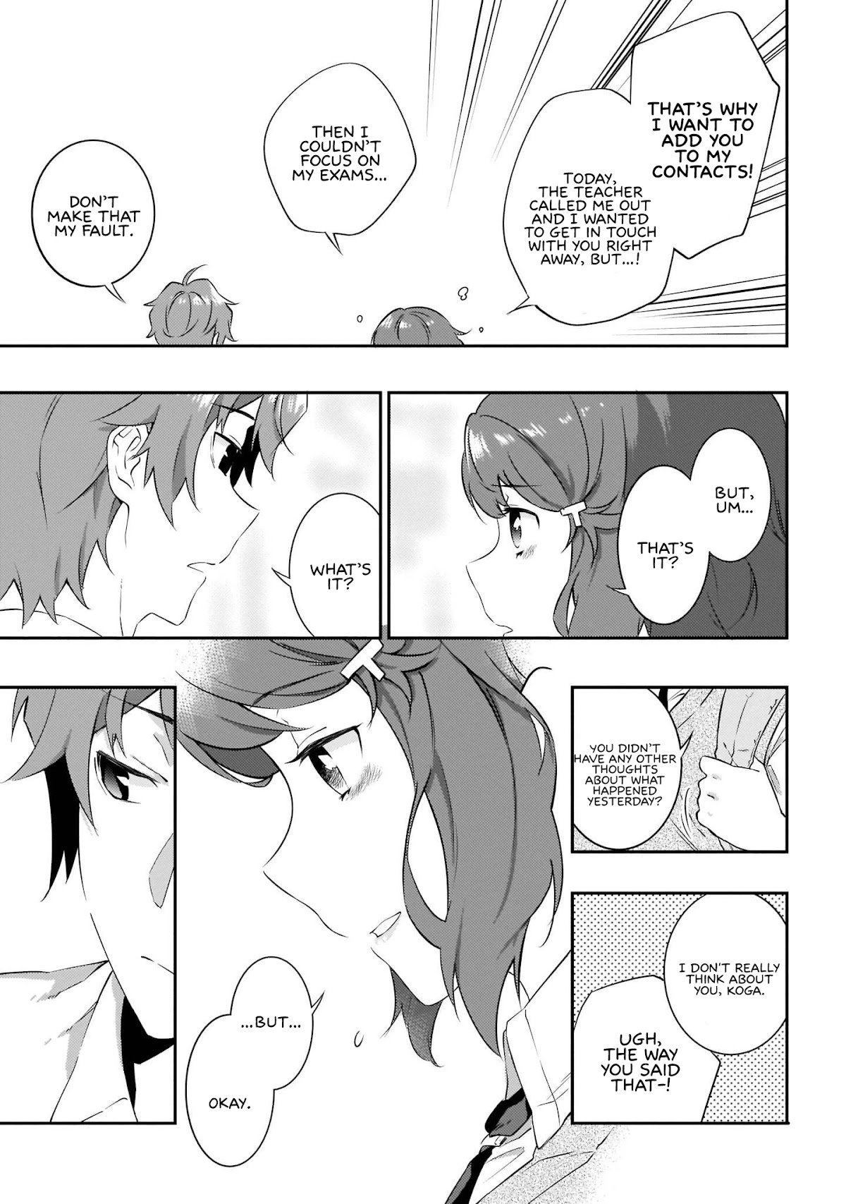 Rascal Does Not Dream of the Petite Devil Kohai Chapter 9 page 14 - Chapter 9
