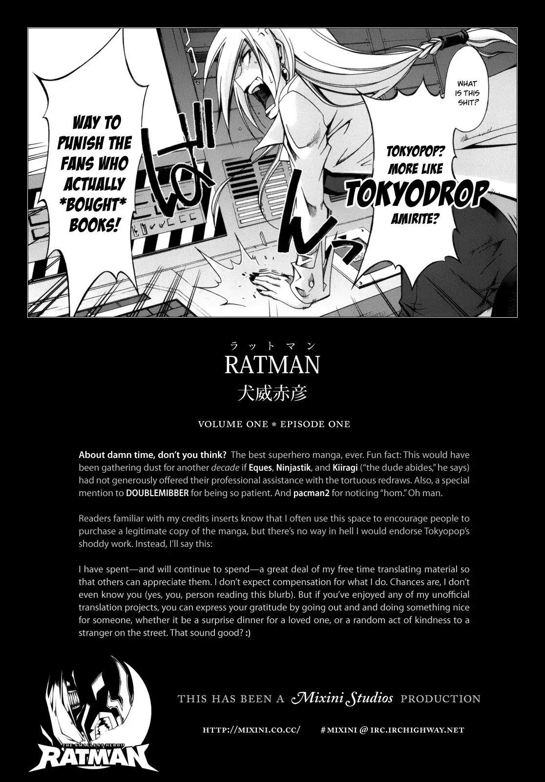 Ratman Chapter 1 page 74 - Chapter 1 : The Birth Of Smallest Hero