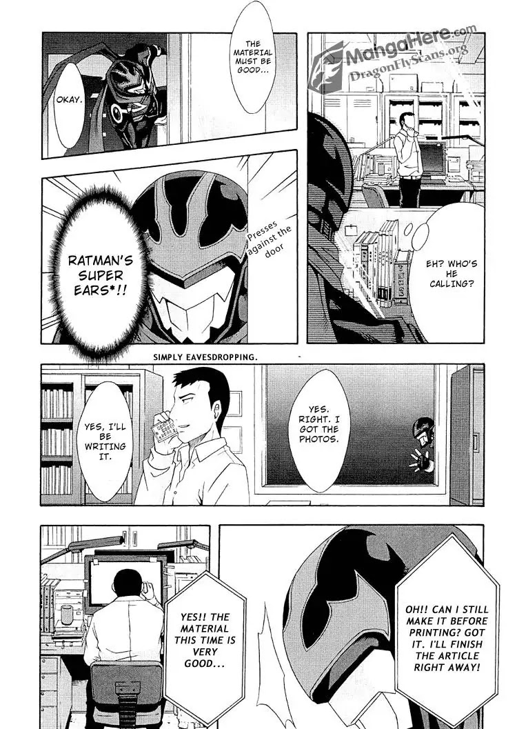 Ratman Chapter 15 page 19 - Chapter 15 : Magazine Debut!? Though very Happy, I am Shameful.