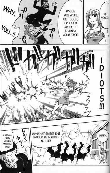 Rave Master Chapter 144 page 14 - Chapter 144: next stop the jiggle butt zone