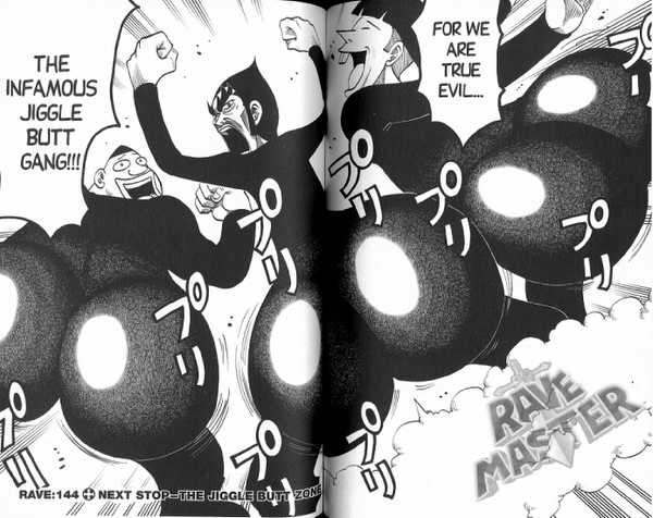 Rave Master Chapter 144 page 2 - Chapter 144: next stop the jiggle butt zone