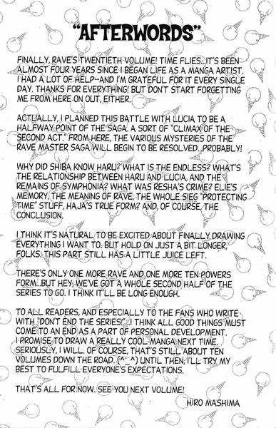 Rave Master Chapter 164 page 20 - Chapter 164