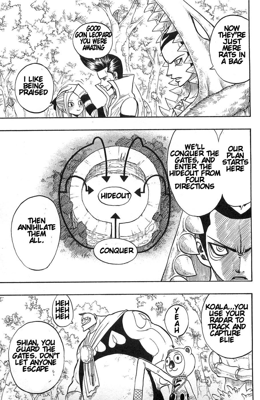 Rave Master Chapter 195 page 13 - Chapter 195: BG's Trap