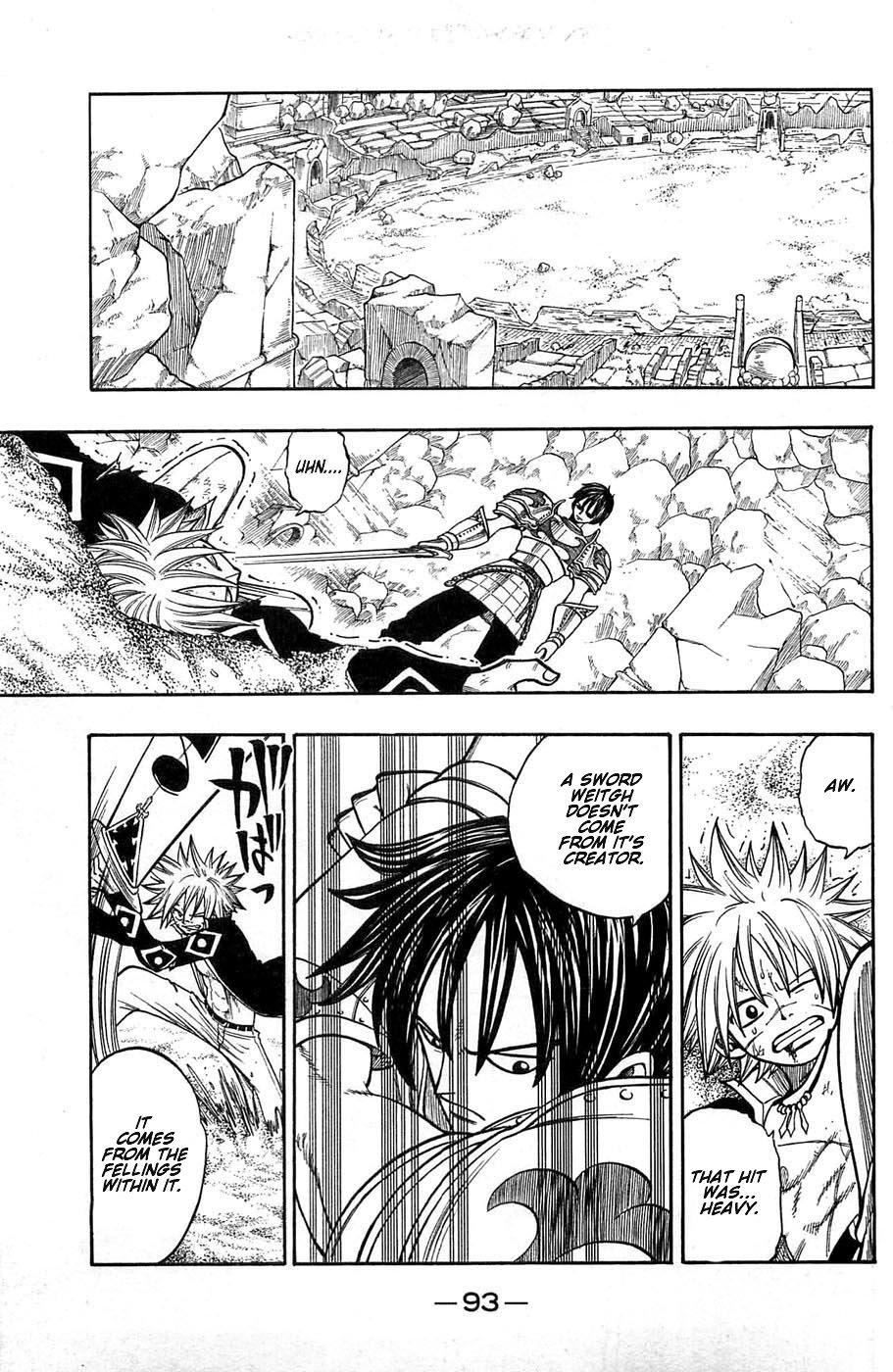 Rave Master Chapter 240 page 11 - Chapter 240: The Weight of One's Sword