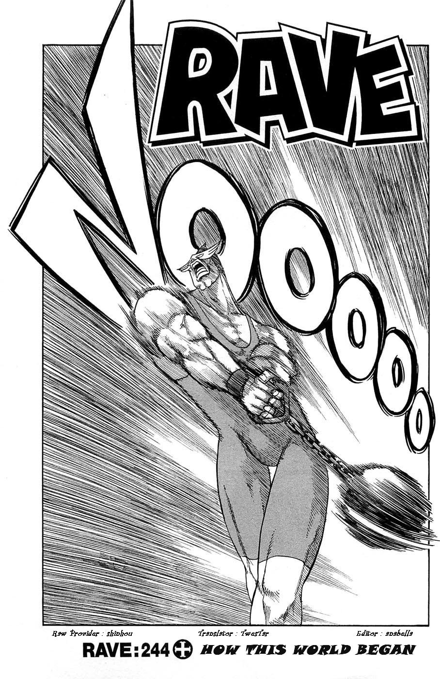 Rave Master Chapter 244 page 1 - Chapter 244: How This World Began