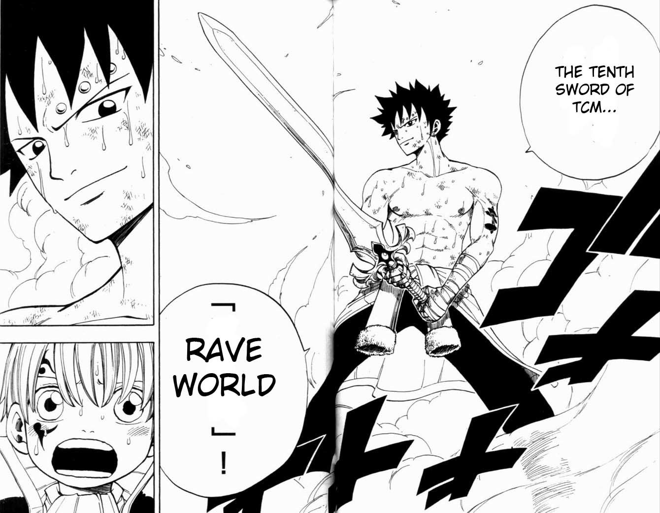 Rave Master Chapter 268 page 10 - Chapter 268: 10th Holy Sword, Drips of life