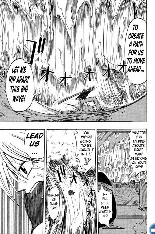 Rave Master Chapter 80 page 17 - Chapter 80: foot steps of the devil