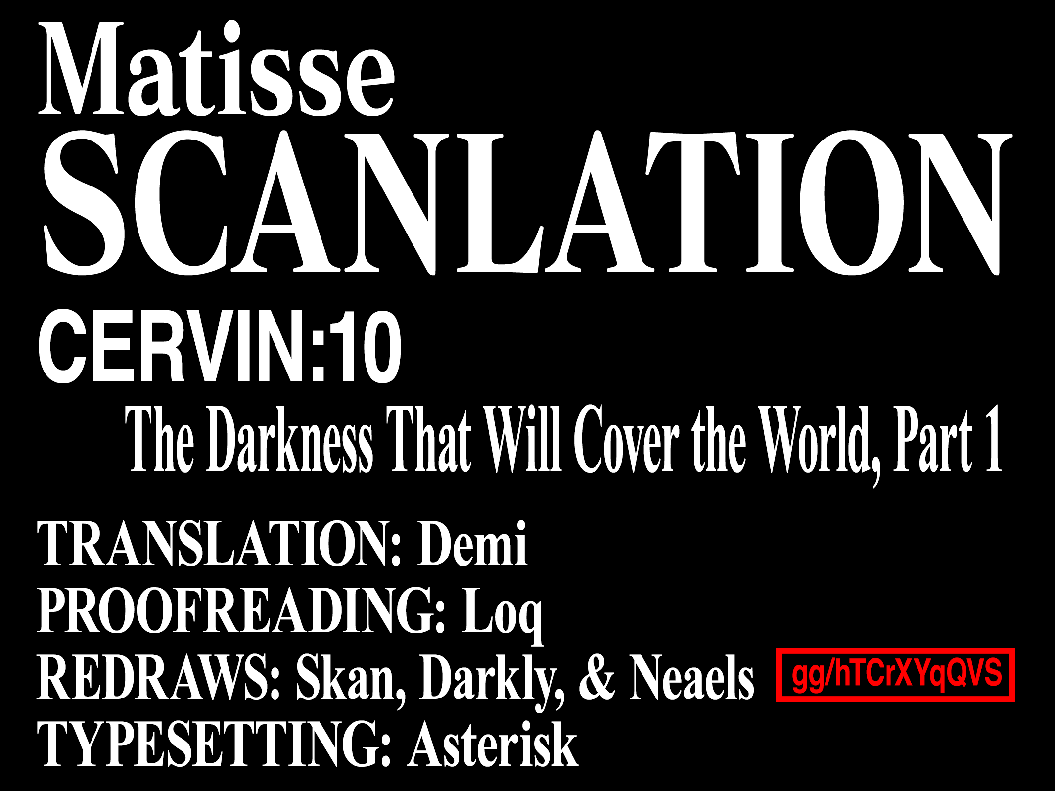 re CERVIN Chapter 10 page 20 - Chapter 10: The Darkness That Will Cover the World, Part 1
