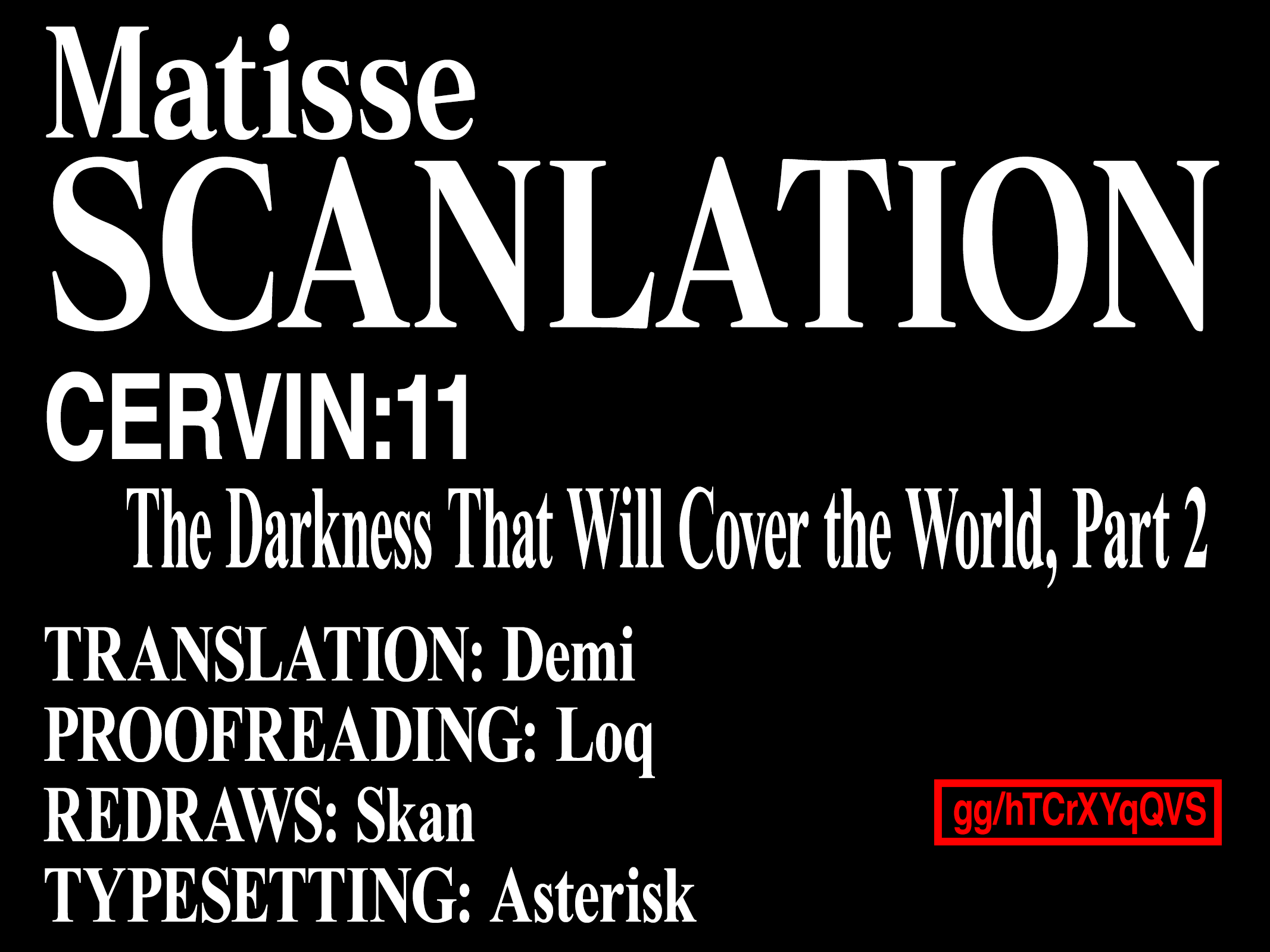 re CERVIN Chapter 11 page 18 - Chapter 11: The Darkness That Will Cover the World, Part 2