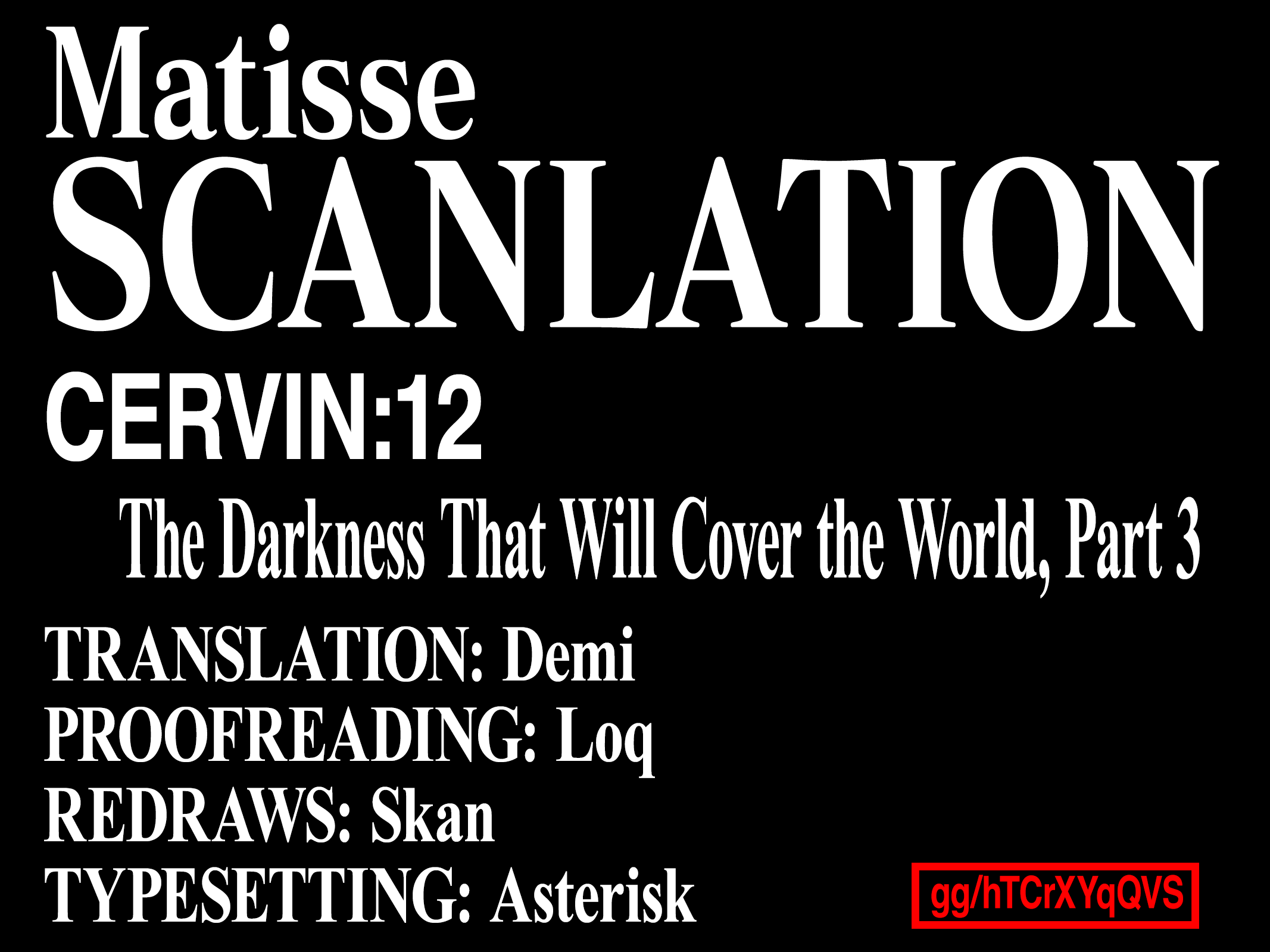 re CERVIN Chapter 12 page 20 - Chapter 12: The Darkness That Will Cover the World, Part 3