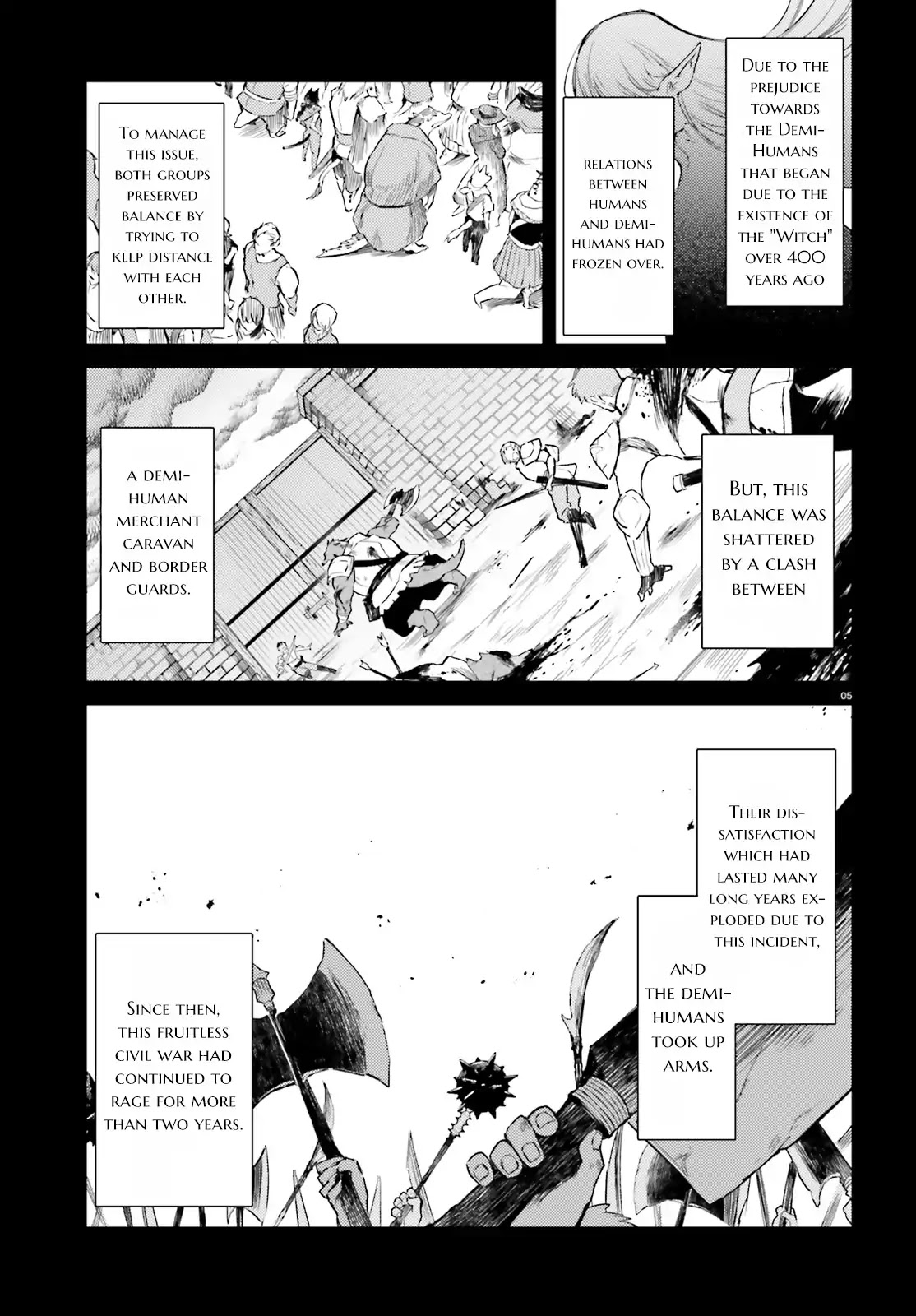 Re: Starting Life in Another World From Zero: Sword Demon Love Ballad Chapter 0 page 4 - Chapter 0: The "Demon" That Descended onto the Battlefield
