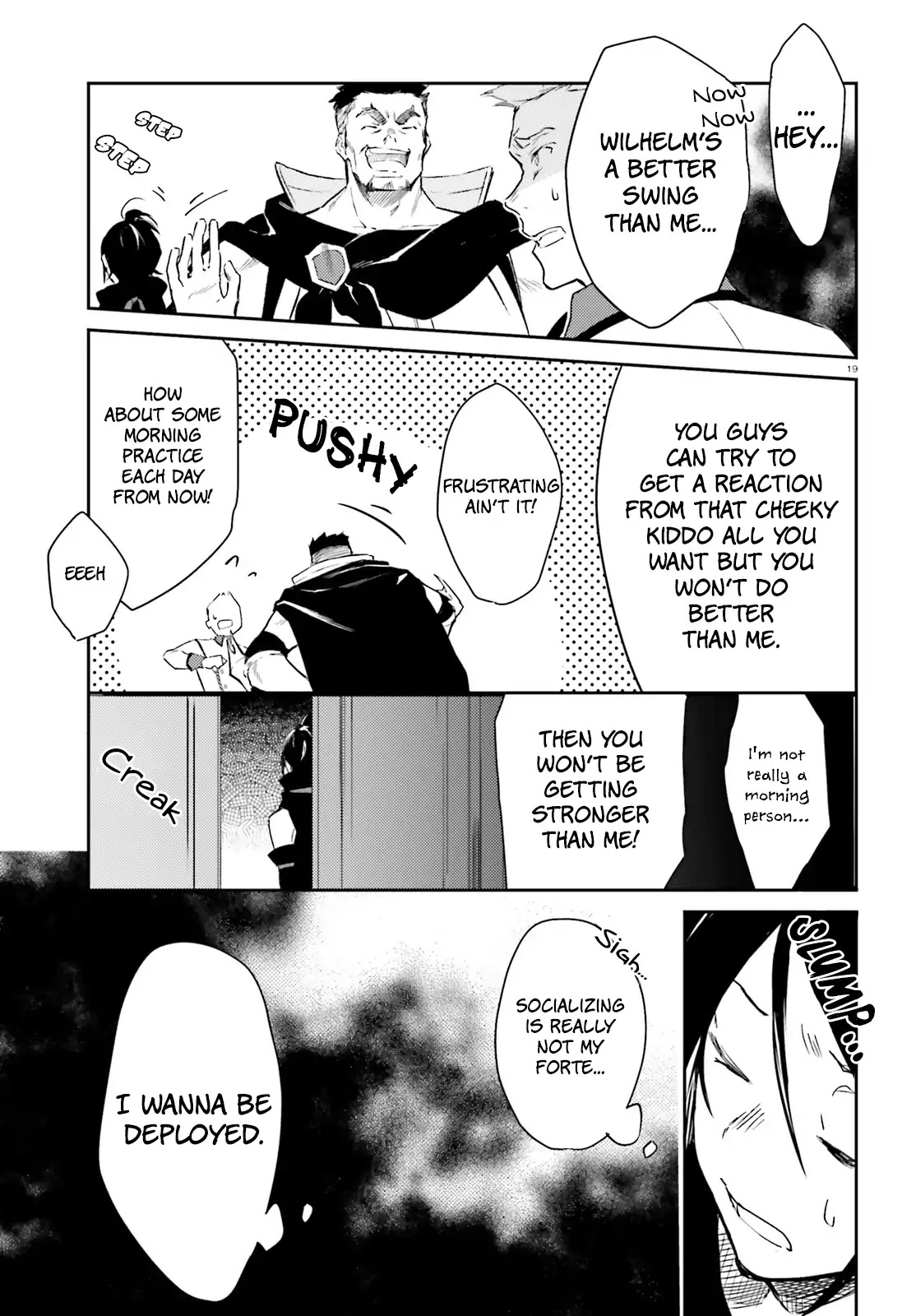 Re: Starting Life in Another World From Zero: Sword Demon Love Ballad Chapter 1 page 19 - Chapter 1: Sword Demon, Enlistment.