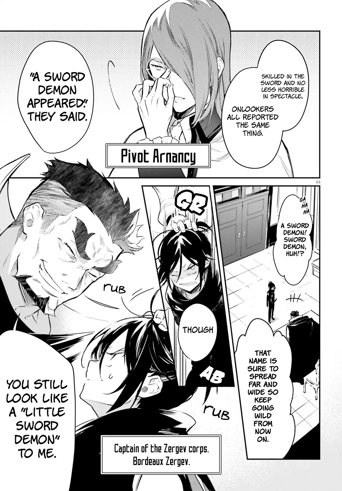 Re: Starting Life in Another World From Zero: Sword Demon Love Ballad Chapter 1 page 3 - Chapter 1: Sword Demon, Enlistment.