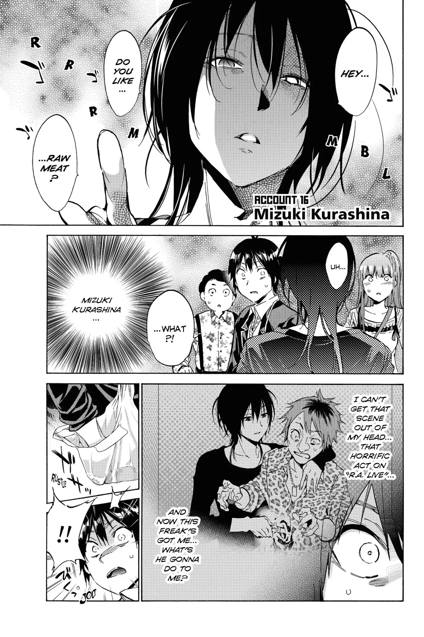 Real Account II Chapter 16 page 1 - Chapter 16: Vol.5 ACCOUNT 16: Mizuki Kurashina