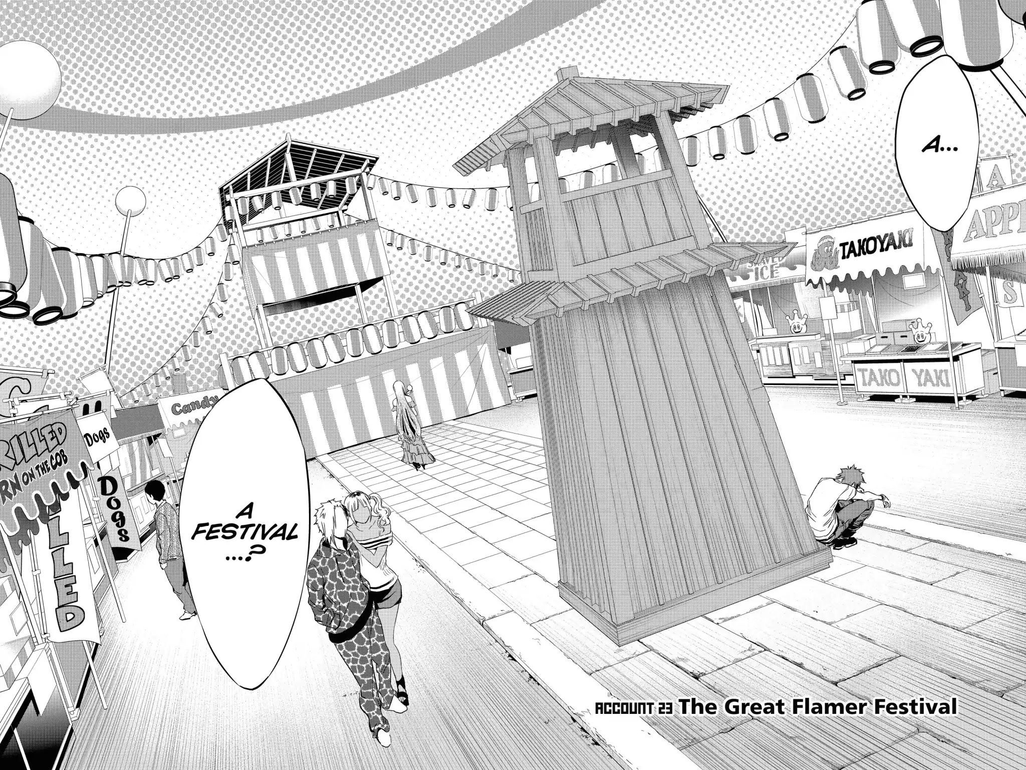Real Account II Chapter 23 page 7 - Chapter 23: Vol.6 ACCOUNT 23: The Great Flamer Festival