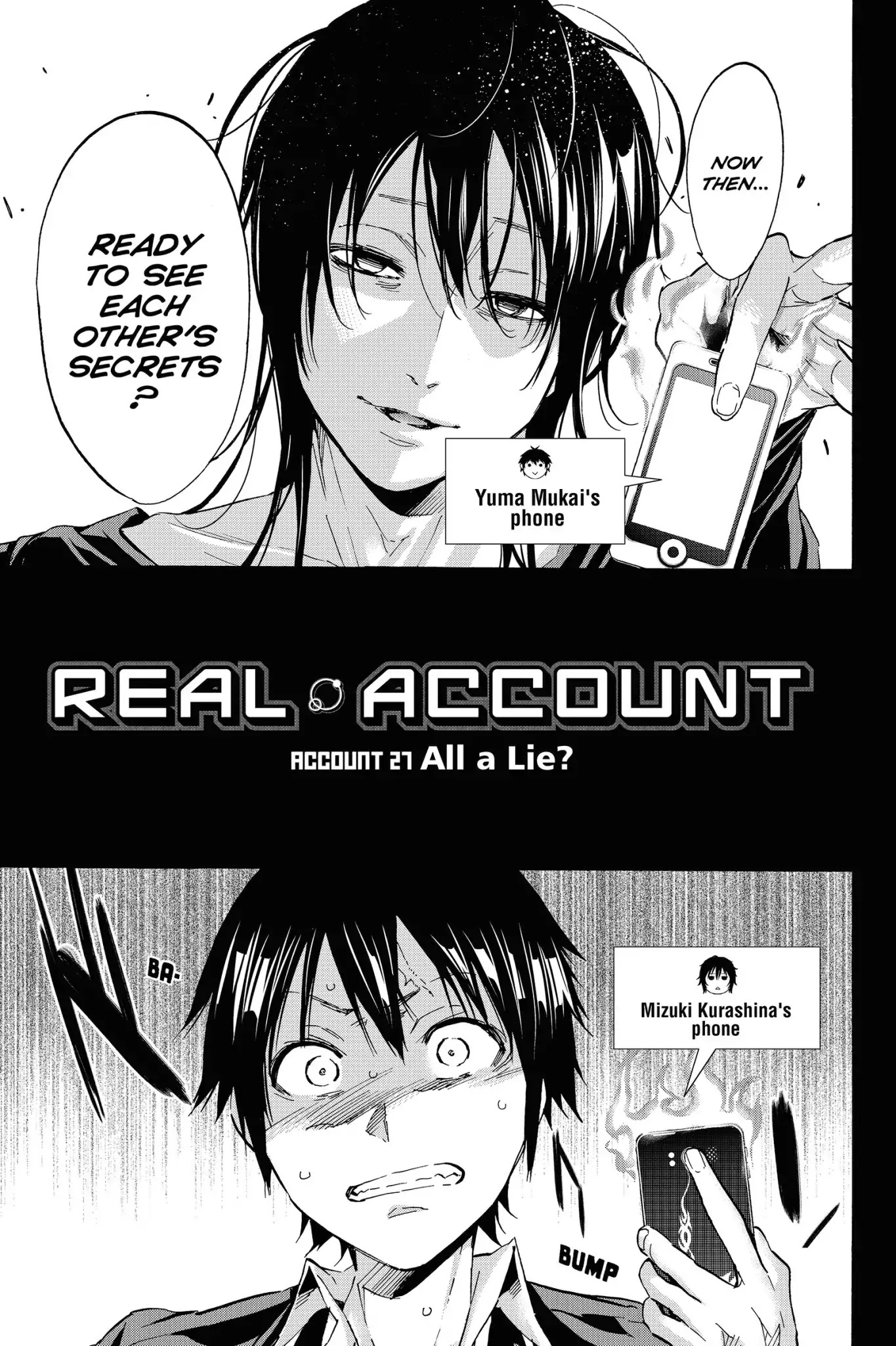 Real Account II Chapter 27 page 1 - Chapter 27: Vol.6 ACCOUNT 27: All a Lie?