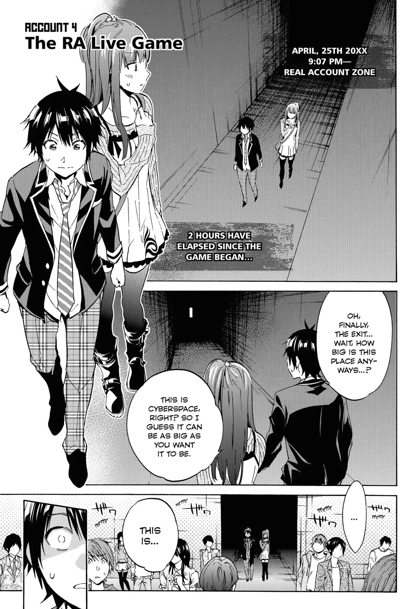 Real Account II Chapter 4 page 1 - Chapter 4: Vol.3 ACCOUNT 4: The RA Live Game