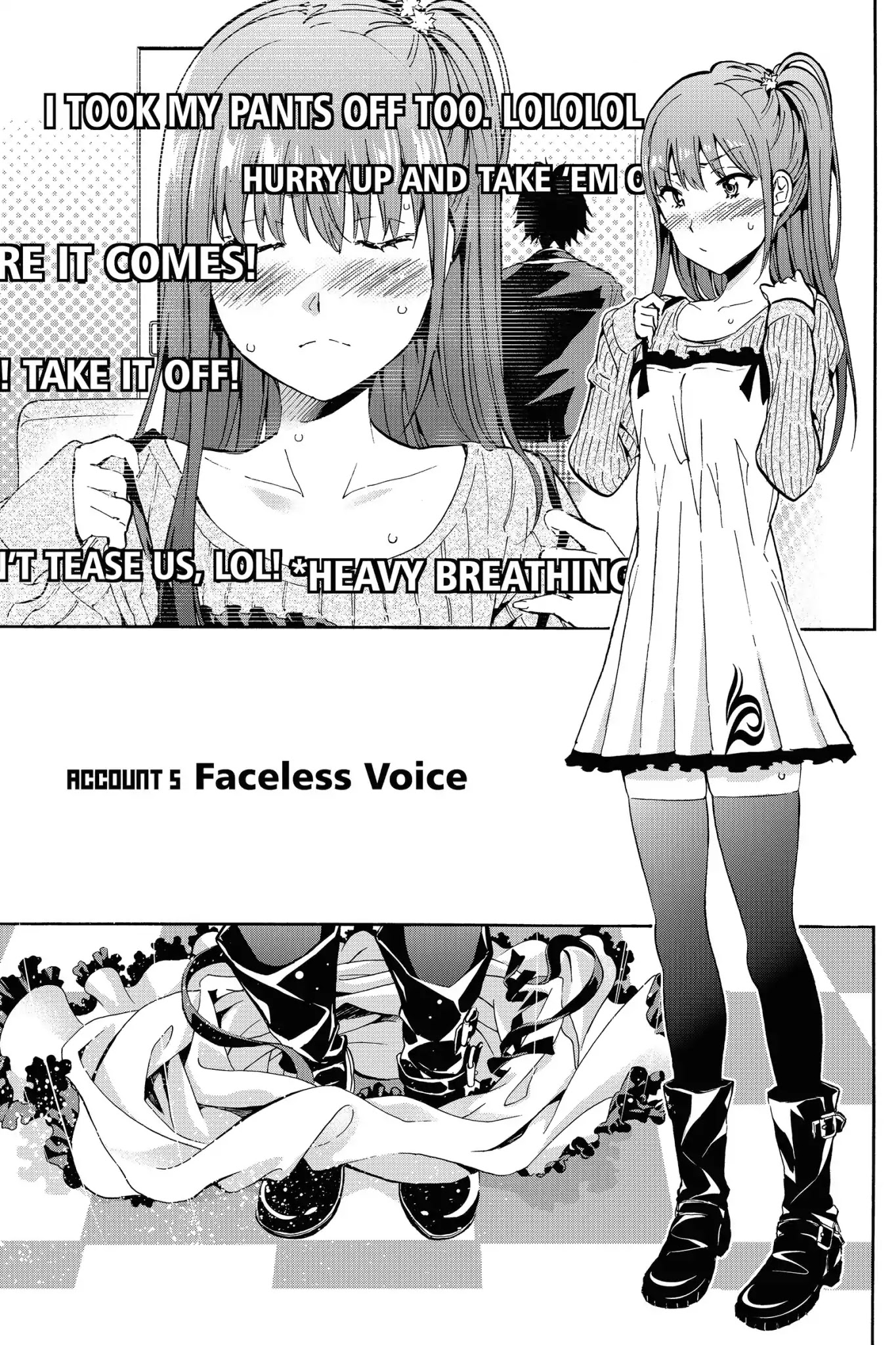 Real Account II Chapter 5 page 1 - Chapter 5: Vol.3 ACCOUNT 5: Faceless Voice
