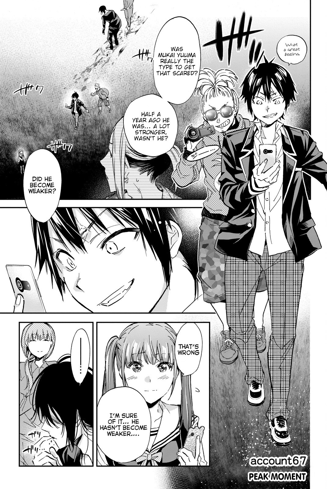 Real Account II Chapter 67 page 1 - Chapter 67: Peak Moment