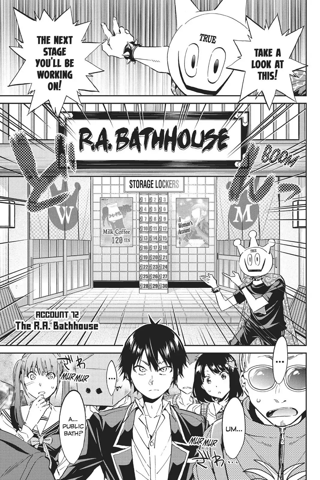 Real Account II Chapter 72 page 1 - Chapter 72: The R.A. Bathhouse
