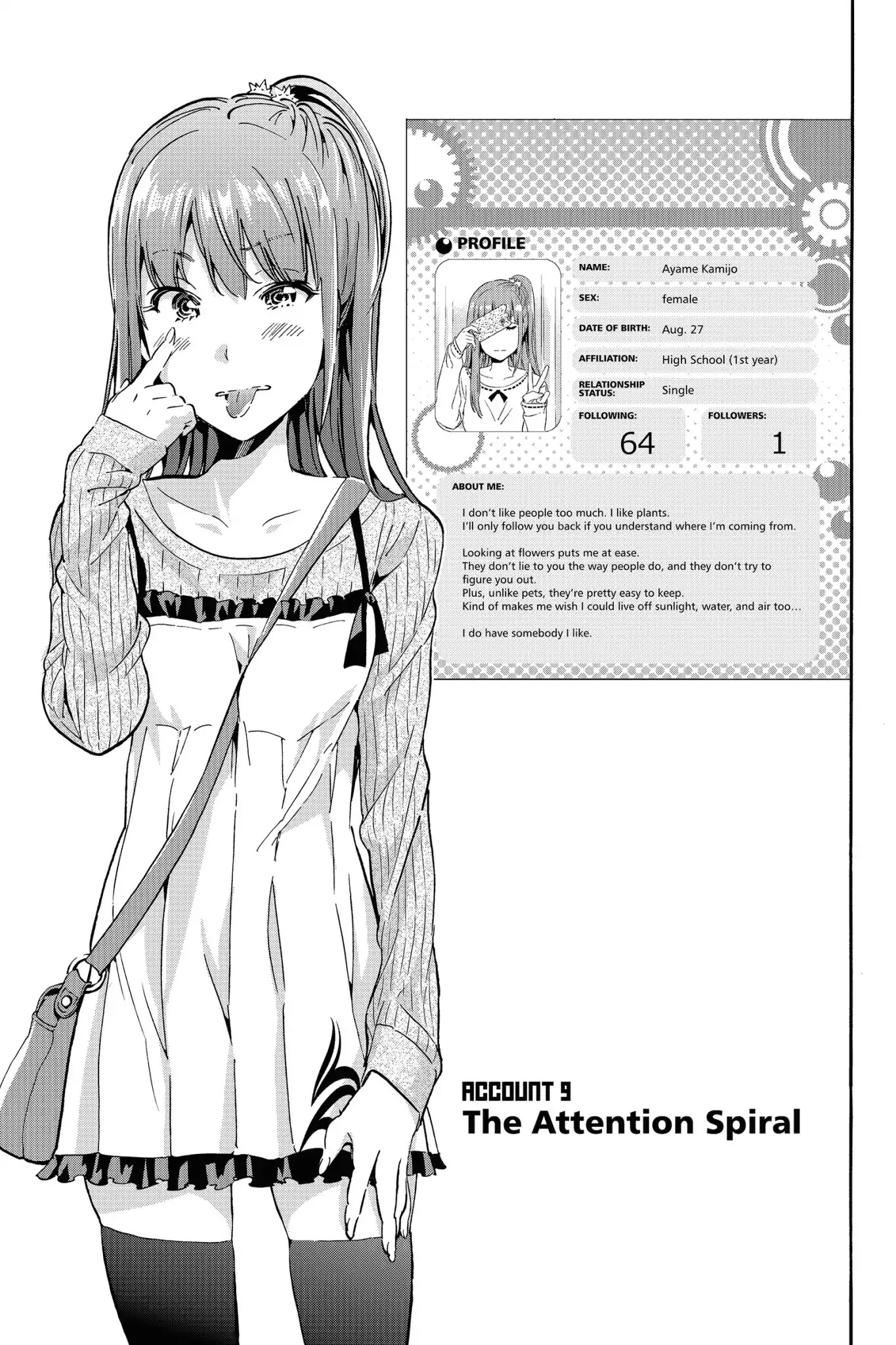 Real Account II Chapter 9 page 1 - Chapter 9: Vol.4 ACCOUNT 9: The Attention Spiral
