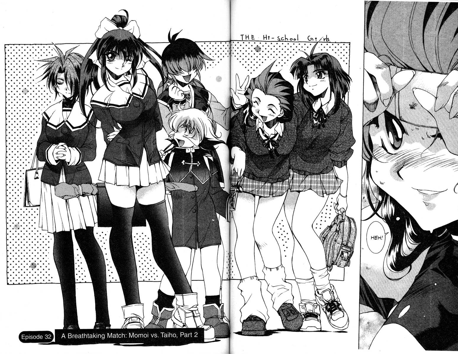 Real Bout High School Chapter 32 page 1 - Chapter 32: A Breathtaking Match, Momoi vs. Taiho, Part 2