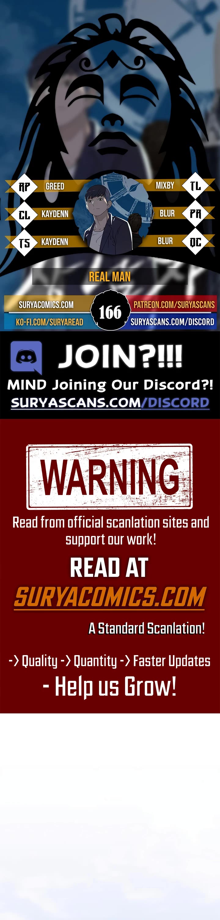 Real Man Chapter 166 thumbnail