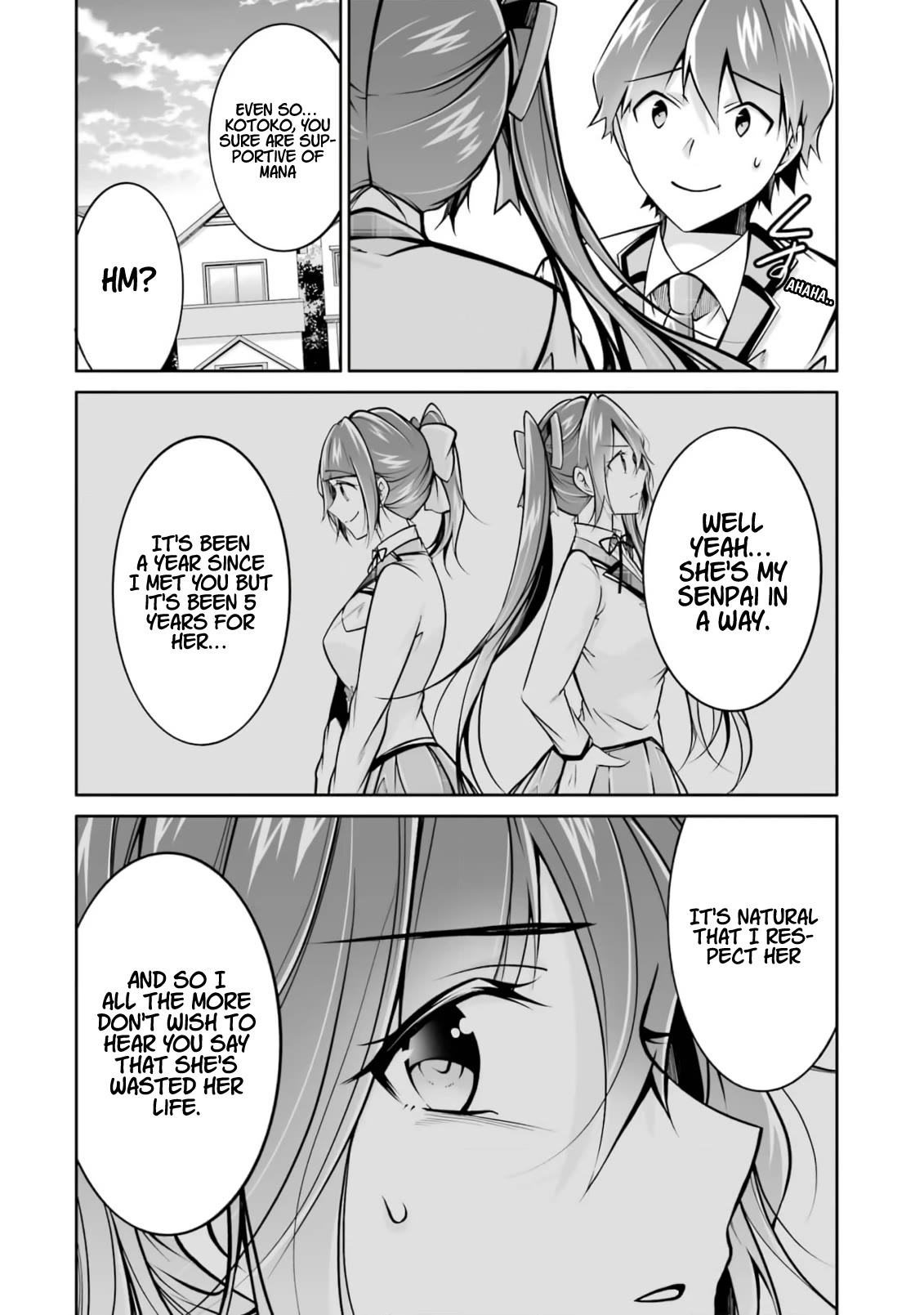 Real no Heroine wa Irimasen! Chapter 108 page 14 - Chapter 108