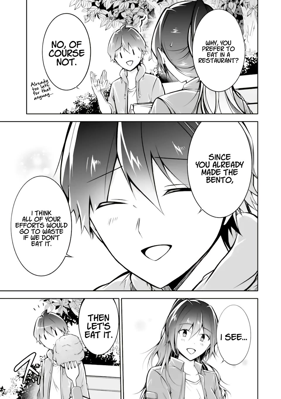 Real no Heroine wa Irimasen! Chapter 116 page 12 - Chapter 116