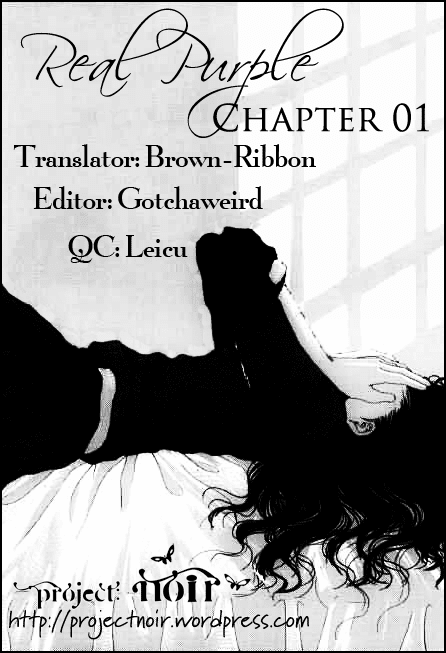 Real Purple Chapter 1 page 1 - Chapter 1: Shot 1