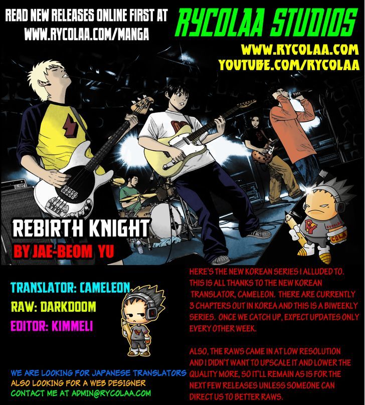 Rebirth Knight Chapter 1 page 1 - Chapter 1