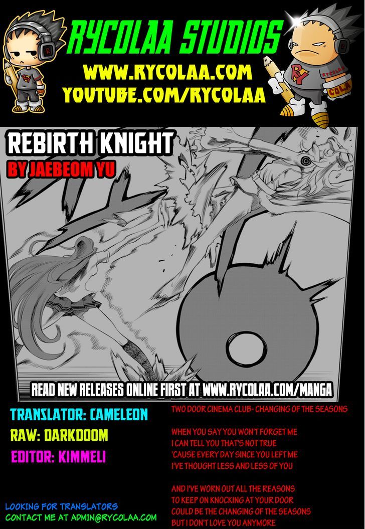 Rebirth Knight Chapter 5 page 1 - Chapter 5