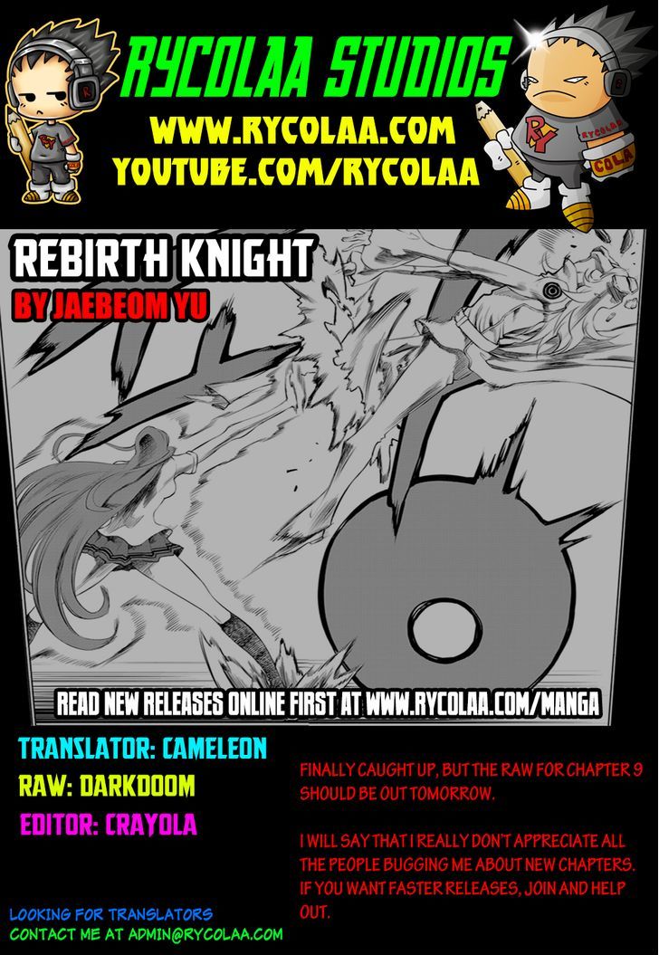 Rebirth Knight Chapter 8 page 1 - Chapter 8