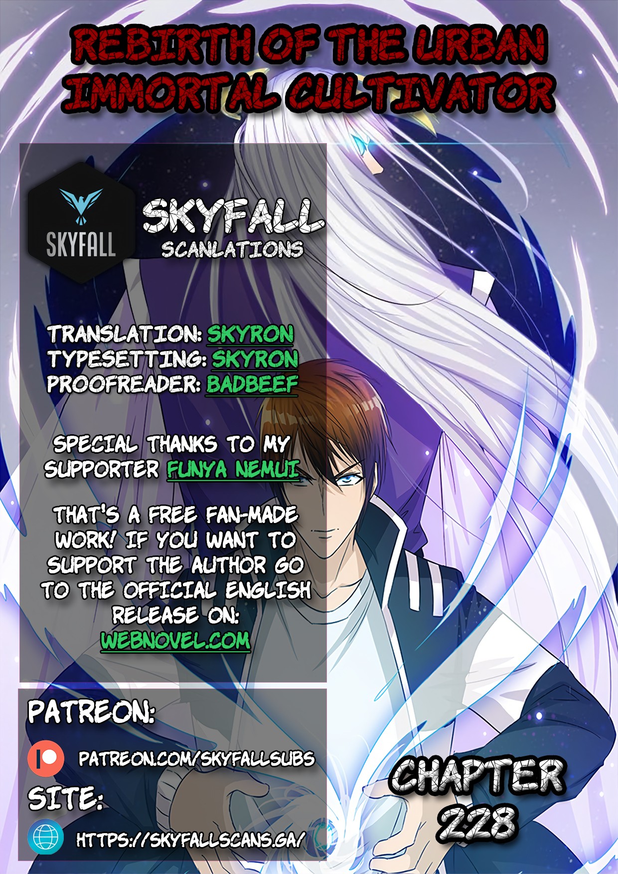 Rebirth Of The Urban Immortal Cultivator Chapter 228 page 1 - Chapter 228