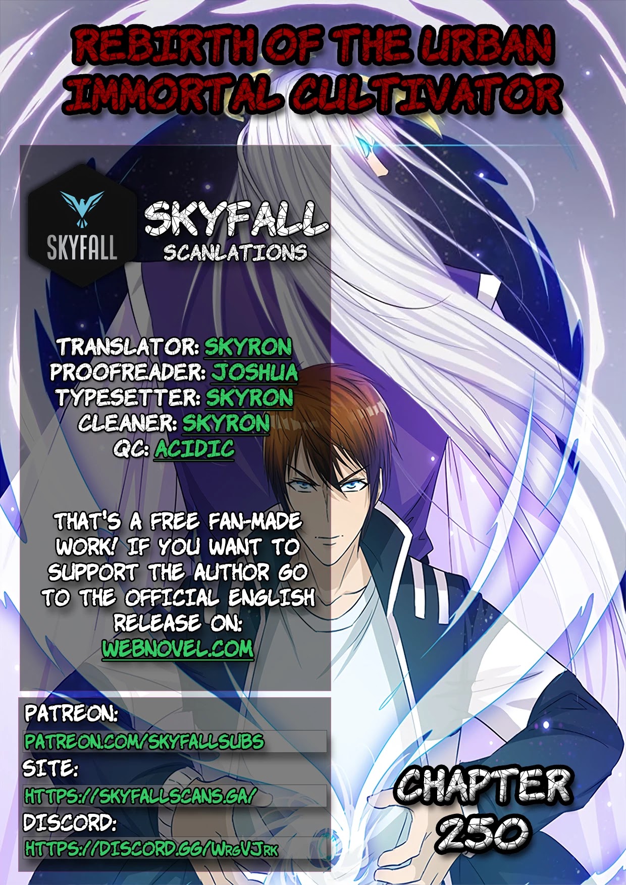 Rebirth Of The Urban Immortal Cultivator Chapter 249.5 page 1 - Chapter 249.5