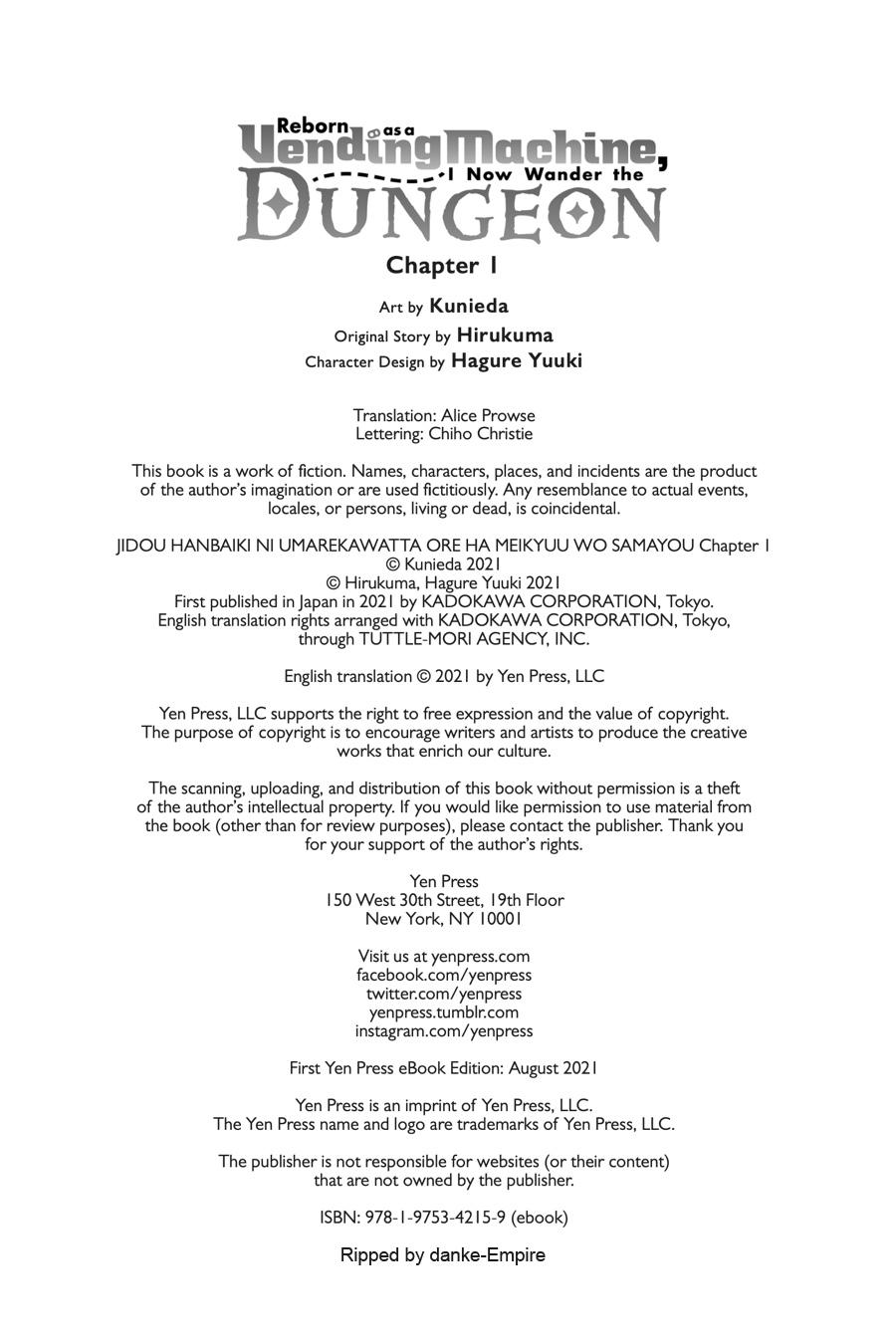 Reborn as a Vending Machine, I Now Wander the Dungeon Chapter 1 page 50 - Chapter 1