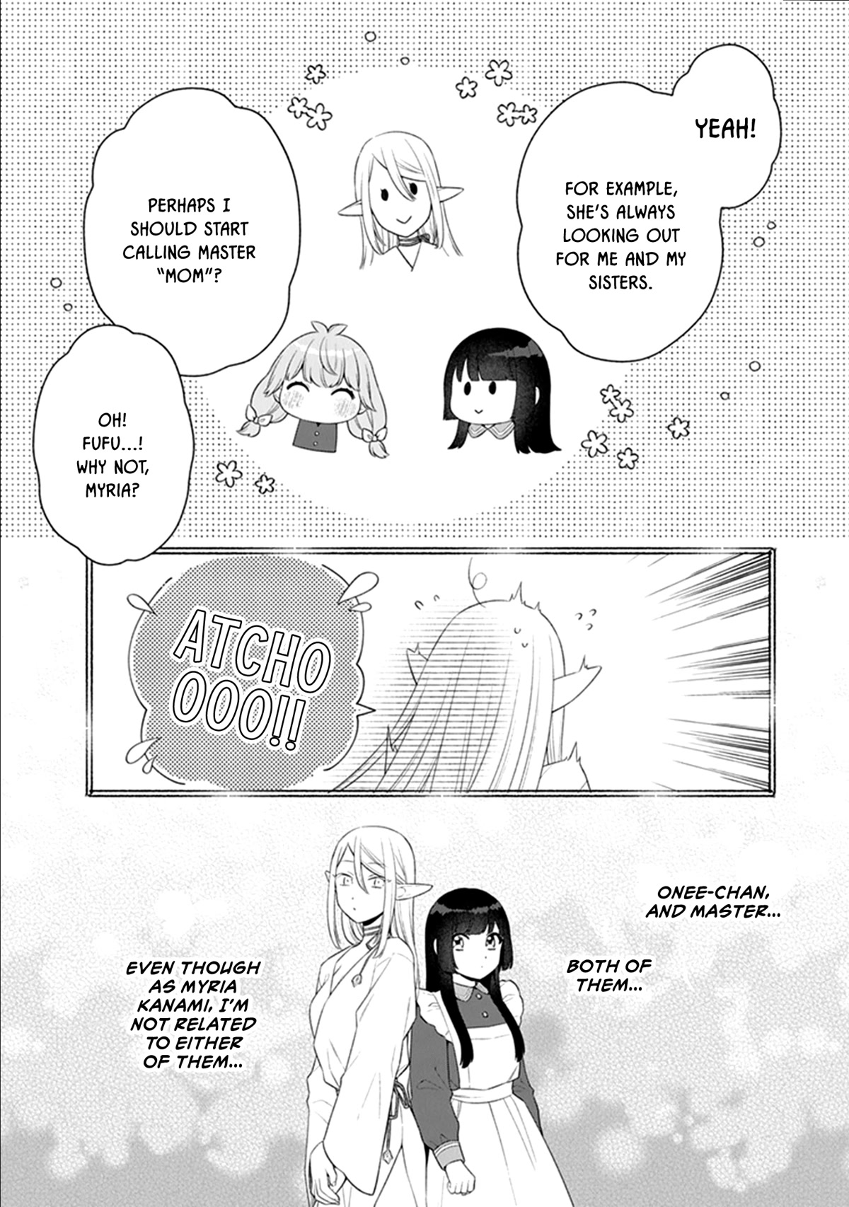 Reborn Girl Starting a New Life in Another World as a Seventh Daughter Chapter 12.5 page 10 - Chapter 12.5: A little sister’s concern for her older sister’s growth.