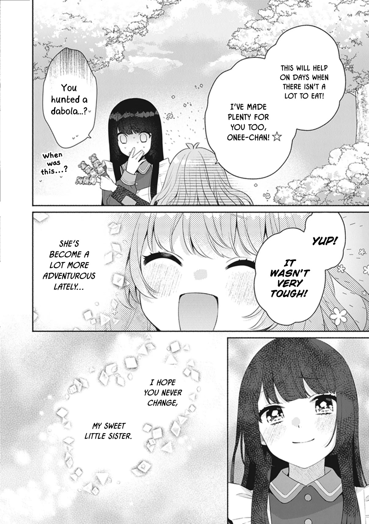 Reborn Girl Starting a New Life in Another World as a Seventh Daughter Chapter 12.5 page 7 - Chapter 12.5: A little sister’s concern for her older sister’s growth.