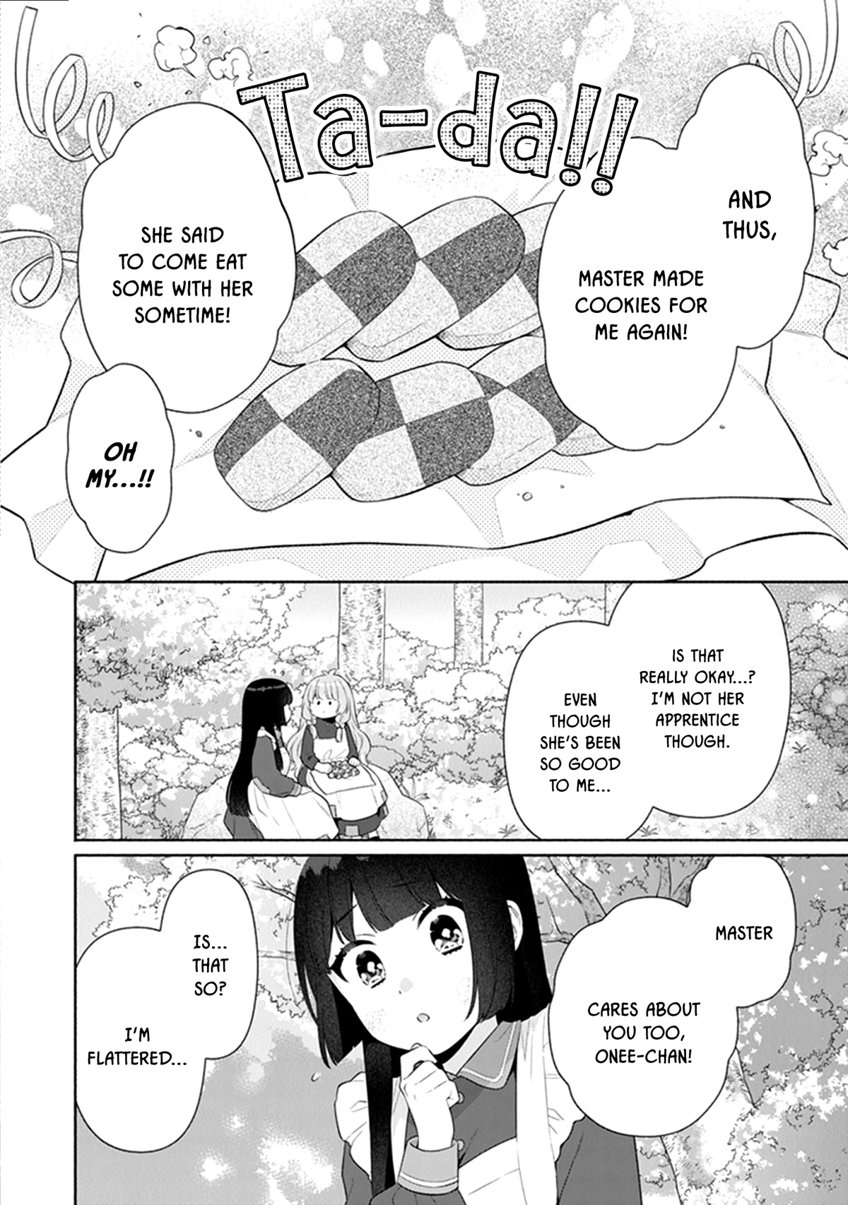 Reborn Girl Starting a New Life in Another World as a Seventh Daughter Chapter 12.5 page 9 - Chapter 12.5: A little sister’s concern for her older sister’s growth.