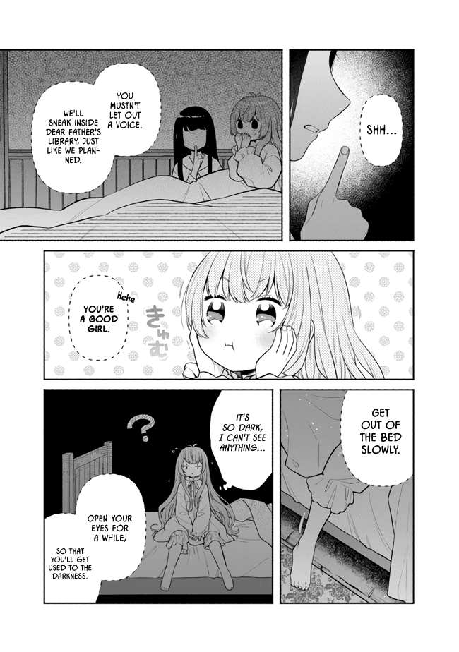 Reborn Girl Starting a New Life in Another World as a Seventh Daughter Chapter 5 page 3 - Chapter 5: Having Black Hair while Sneaking About is the Best?
